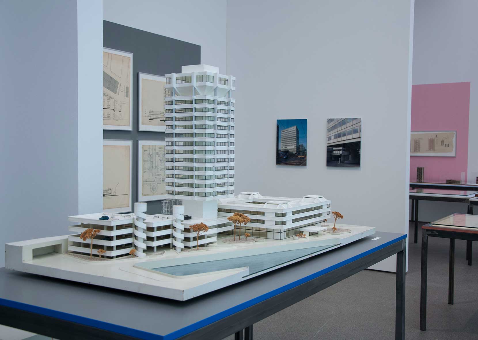 architectural model in exhibition