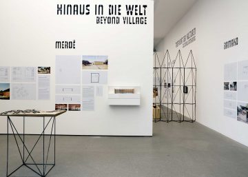 Exhibition 2016 Francis Kere Radically Simple Ausstellungsdesign Architekturmuseum TUM