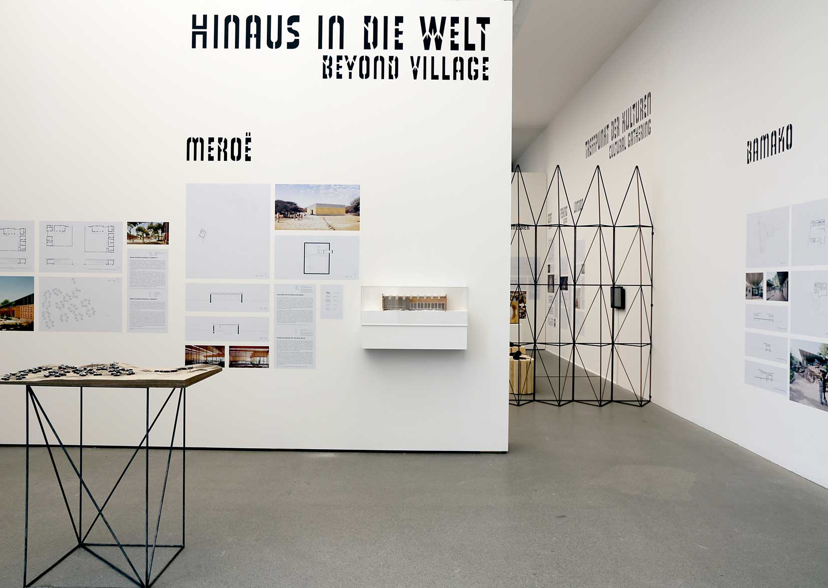 Wall in exhibition
