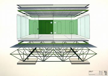 Sammlung TUM Archiv Benthem Crouwel Architekten Wohnhaus Benthem Almere Niederlande 1983