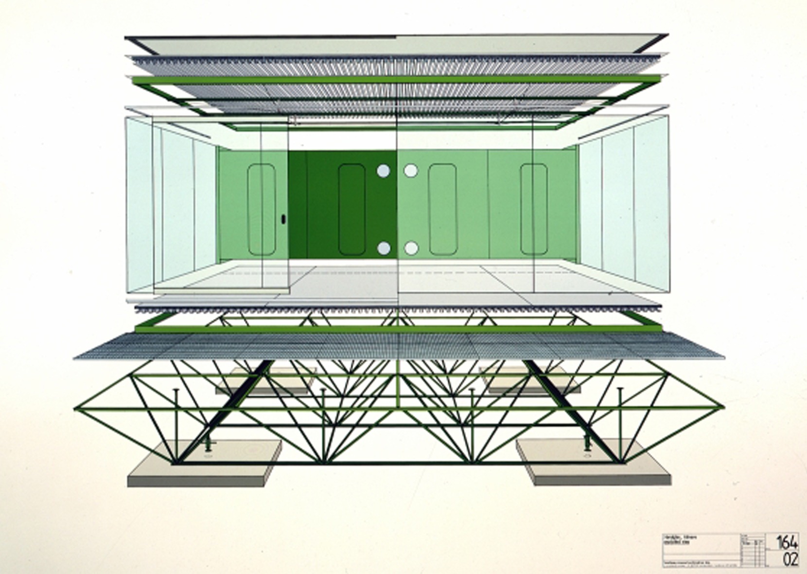 Sammlung TUM Archiv Benthem Crouwel Architekten Wohnhaus Benthem Almere Niederlande 1983