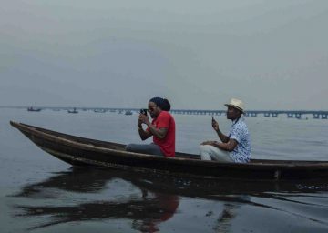 Exhibition 2018 African Mobilities. This is not a Refugee Camp Exhibition Shanty Studienfahrt Olalekan Jeyifous Olawale Lawal Makoko Canal Lagos Oluwapelumi Andikan Edwin