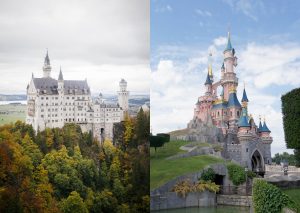 Neuschwanstein | Sleeping Beauty Castle, Disneyland © Ulrike Myrzik (links)