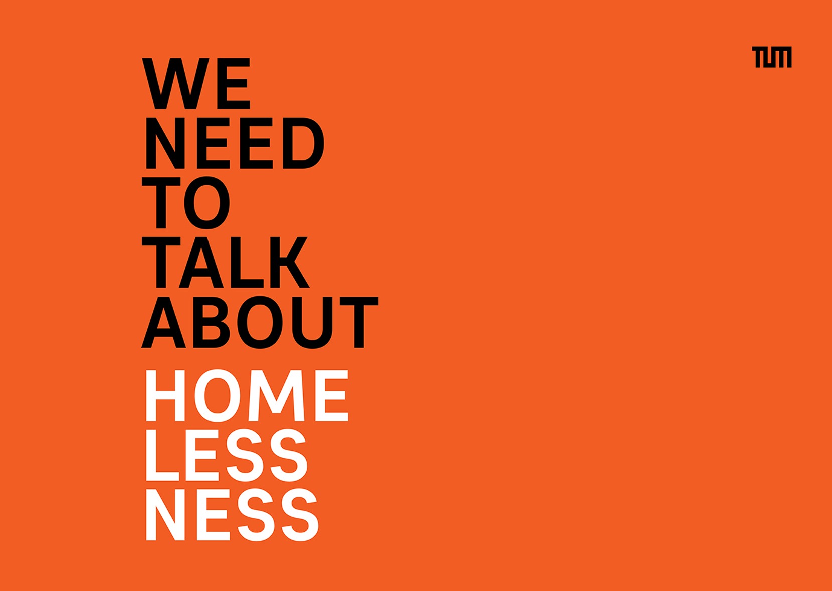 We need to talk about homelessness