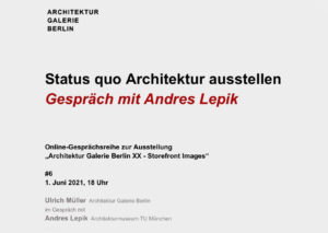 Status quo Architektur ausstellen