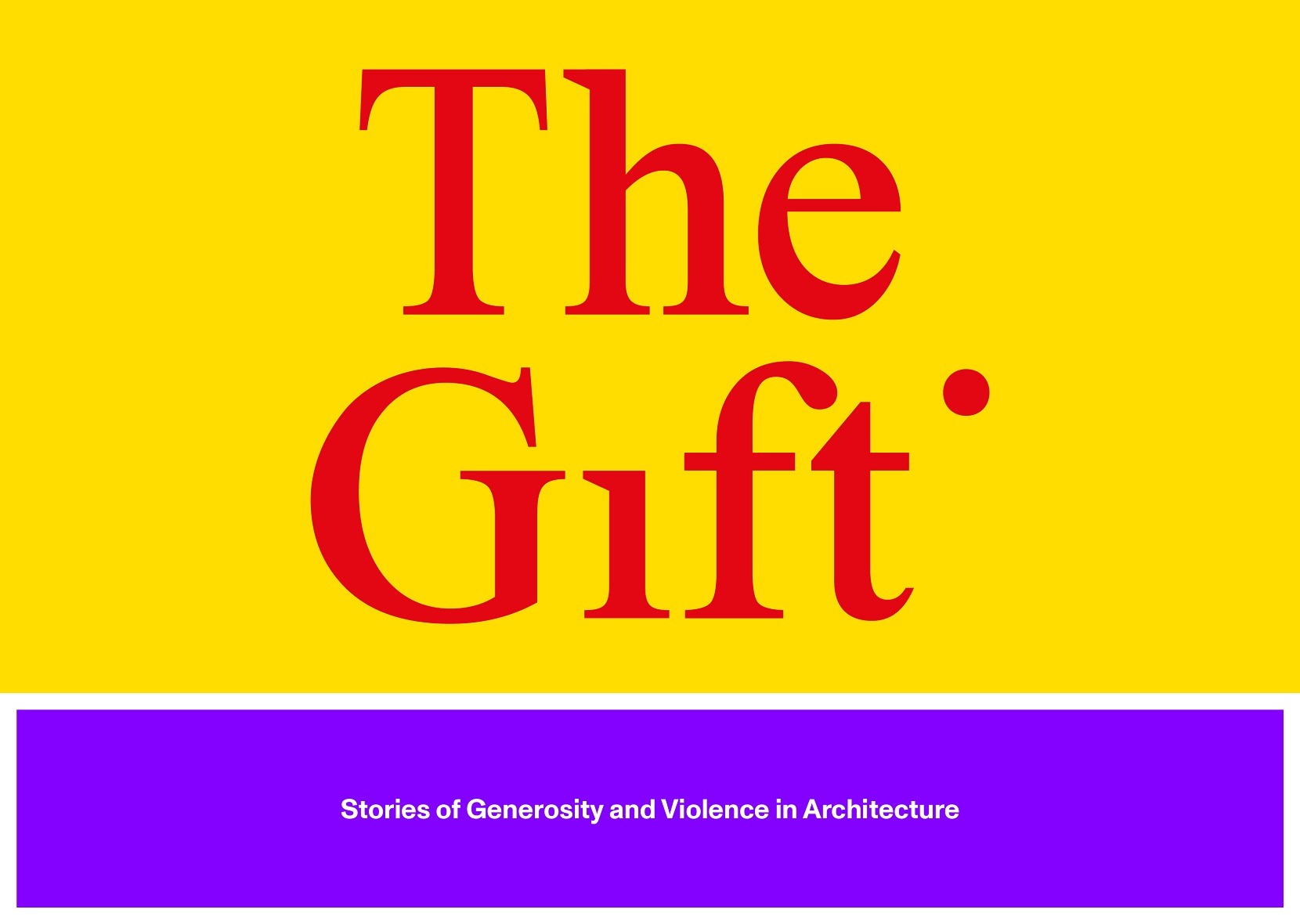 The logo of exhibition "The Gift"