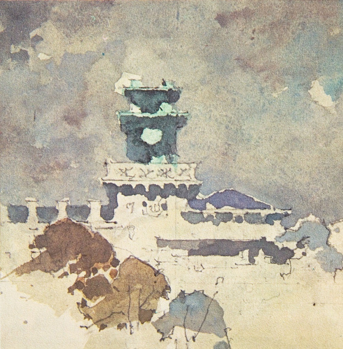 Aquarell von Döllgast