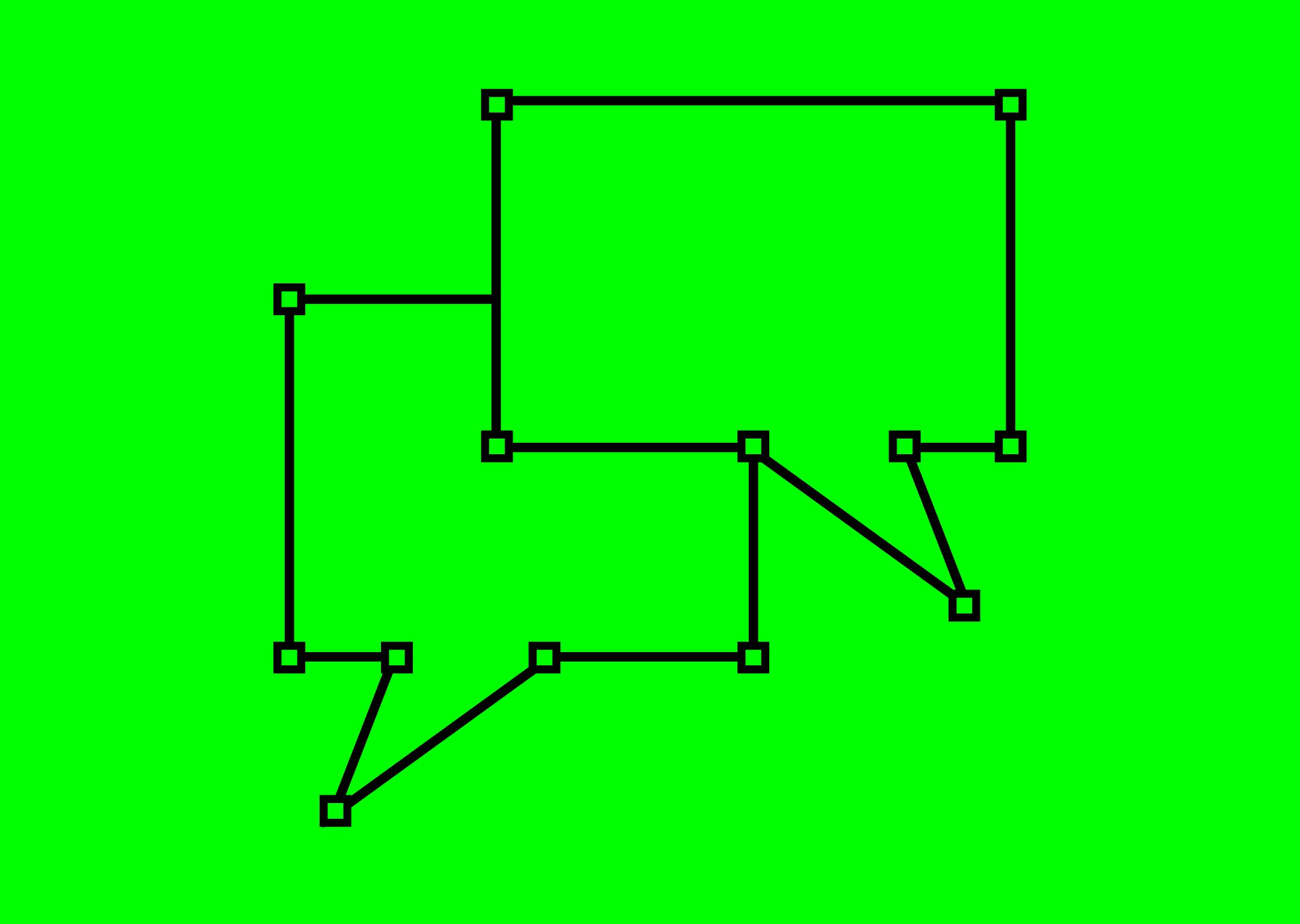 icon: two bubbles on a green background