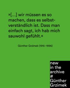 (...) wir müssen es so machen, dass es selbstverständlich ist. Dass man einfach sagt, ich hab mich sauwohl gefühlt."